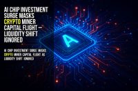 AI chip investment surge masks crypto miner capital flight – liquidity shift ignored
