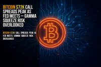 Bitcoin $72k call spreads peak as Fed meets – gamma squeeze risk overlooked