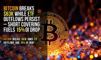 Bitcoin breaks $63K while ETF outflows persist – short covering fuels 15% OI drop