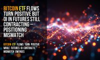 Bitcoin ETF flows turn positive but OI in futures still contracting – positioning mismatch