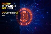 Bitcoin ETF outflows reach $4.5B for June