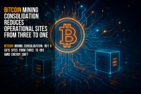 Bitcoin mining consolidation reduces operational sites from three to one