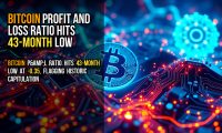 Bitcoin profit and loss ratio hits 43-month low