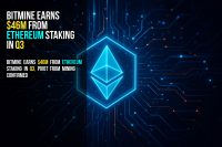 Bitmine earns $46M from Ethereum staking in Q3