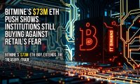 BitMine’s $73M ETH push shows institutions still buying against retail’s fear