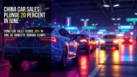 China car sales plunge 20 percent in June