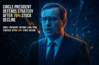 Circle president defends strategy after 76% stock decline