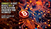 Coinbase’s AI pivot reveals 95% of retail platform engagement now automated