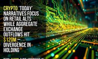 Crypto ‘today’ narratives focus on retail alts while aggregate exchange outflows hit $120M – divergence in holding