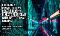 Exchanges consolidate as retail liquidity flees to platforms with institutional backing