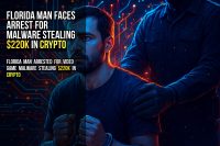 Florida man faces arrest for malware stealing $220K in crypto
