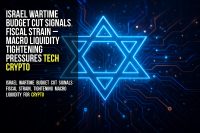 Israel wartime budget cut signals fiscal strain – macro liquidity tightening pressures tech crypto