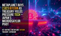 Metaplanet buys 2,823 Bitcoin as treasury yields pressure tech – Japan’s micro‑Saylor pivot