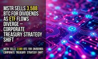 MSTR sells 3,588 BTC for dividends as ETF flows diverge – corporate treasury strategy shift