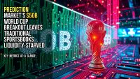 Prediction market’s $50B World Cup breakout leaves traditional sportsbooks liquidity-starved