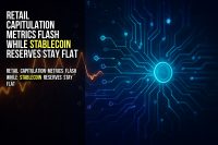 Retail capitulation metrics flash while stablecoin reserves stay flat