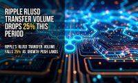 Ripple RLUSD transfer volume drops 25% this period