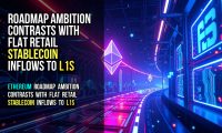Roadmap ambition contrasts with flat retail stablecoin inflows to L1s