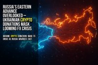 Russia’s eastern advance overlooked – Ukrainian crypto donations mask looming FX crisis