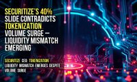 Securitize’s 40% slide contradicts tokenization volume surge – liquidity mismatch emerging