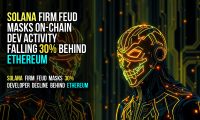 Solana firm feud masks on-chain dev activity falling 30% behind Ethereum