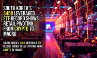 South Korea’s $45B leveraged ETF record shows retail pivoting from crypto to macro