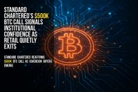 Standard Chartered’s $500K BTC call signals institutional confidence as retail quietly exits