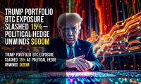 Trump portfolio BTC exposure slashed 15% – political hedge unwinds $600M
