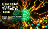 UK crypto money contributes £5M to Reform party finances