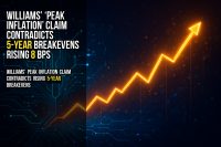 Williams’ ‘peak inflation’ claim contradicts 5-year breakevens rising 8 bps
