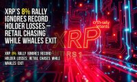 XRP’s 8% rally ignores record holder losses – retail chasing while whales exit