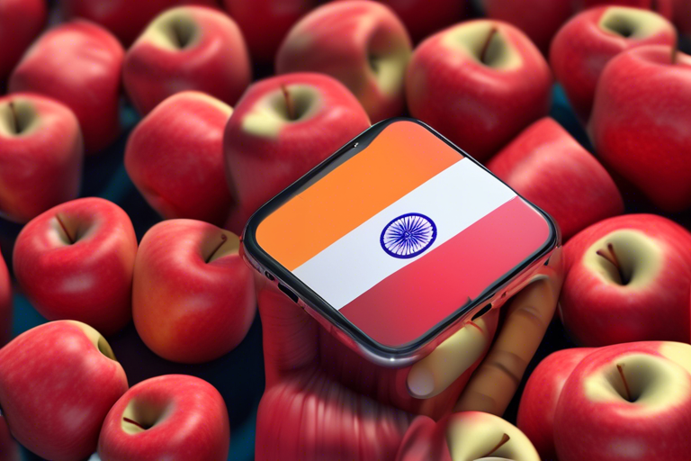 A 33% increase in sales for Apple in India is recorded, marking a shift from China. ?