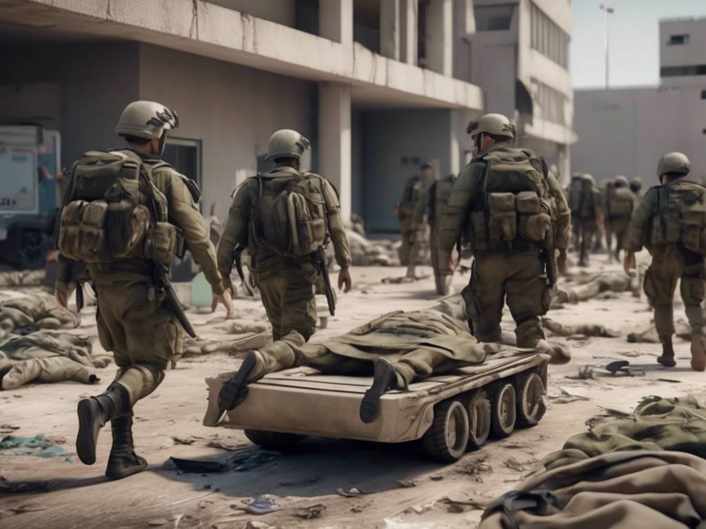 Israeli troops leave Gaza hospital, bodies abandoned ?