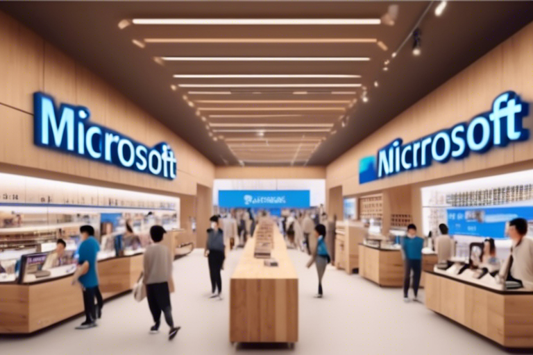 Microsoft streamlines retail operations in China for improved efficiency and customer experience ?