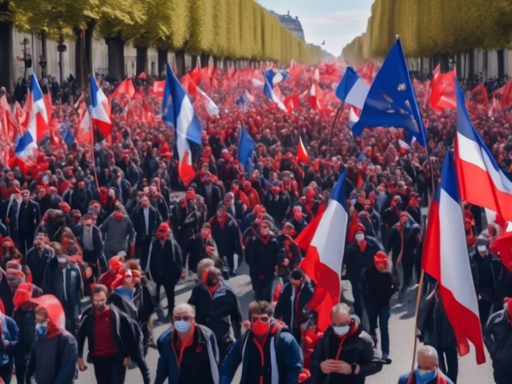 French labor unions march on May Day ???♂️