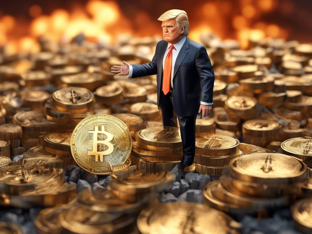 Trump backs crypto donations, plots to 'Build a Crypto Army' ??