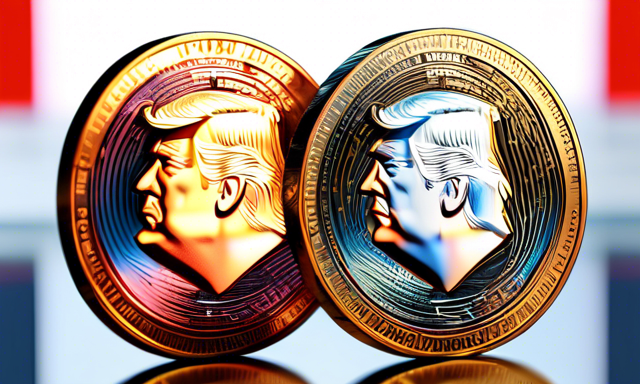 The price of the fake Trump crypto token is being closely monitored ?