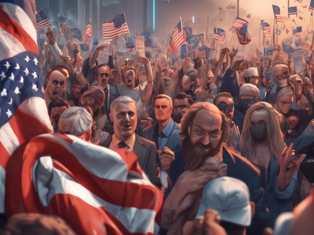Crypto enthusiasts: Election violence concerns rise ??