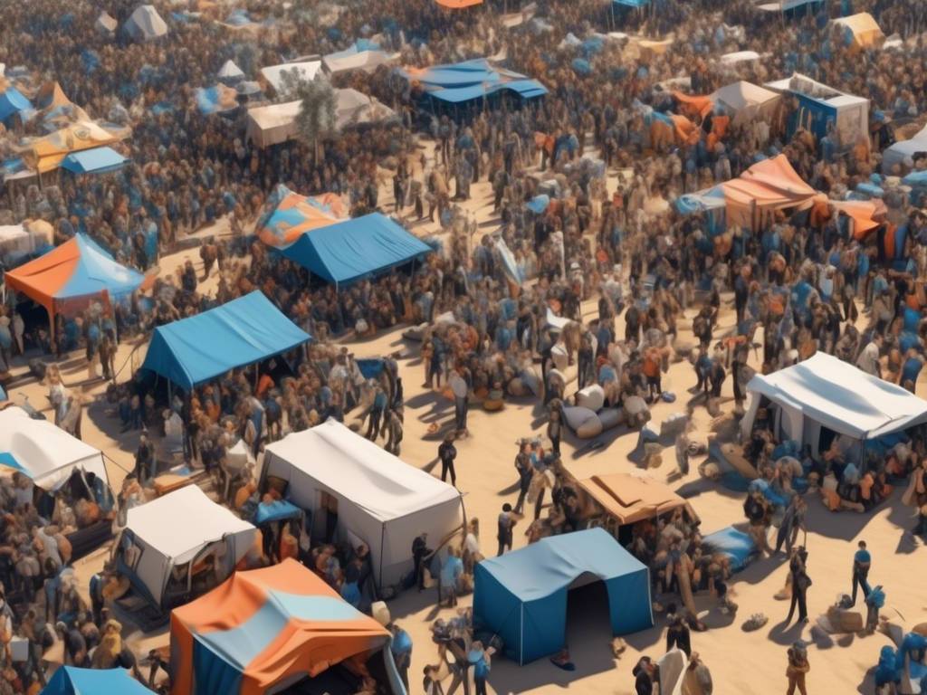 UCLA dismantles protest encampment ? Cryptos react ??