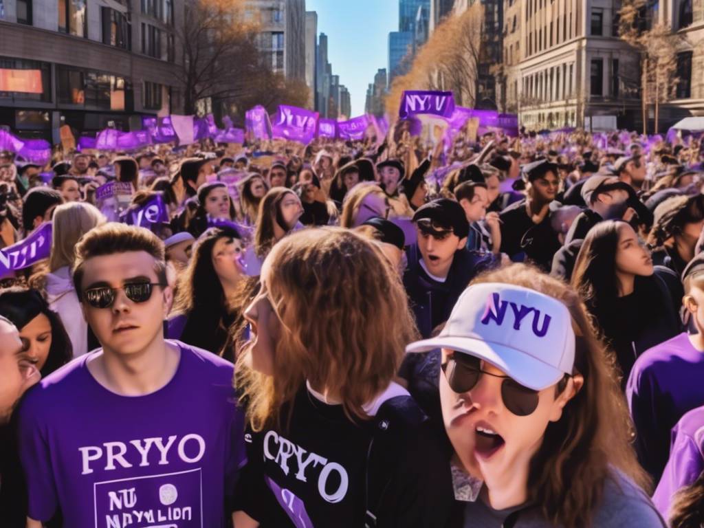 Crypto analyst reveals why students protest at NYU ?