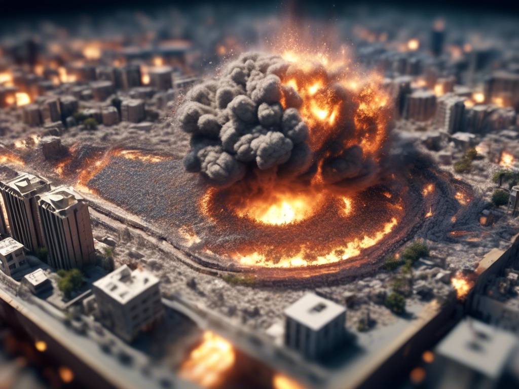$300M lost by crypto traders during Iran explosions ??