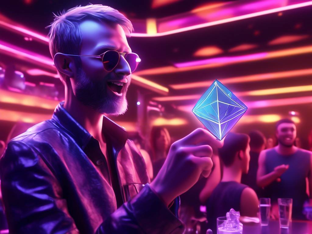 'Ethereum NFT of Guy Explaining Nightclub Meme for Sale! ??'