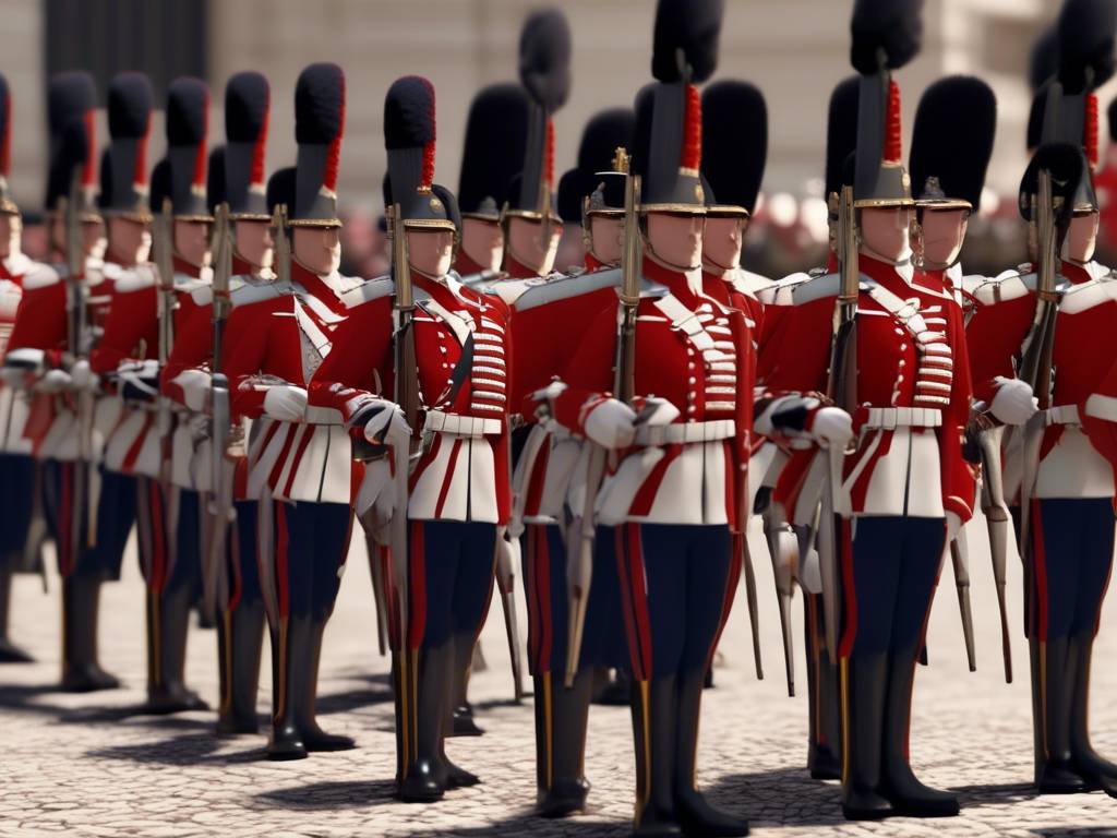 British Grenadiers and Republican Guards unite at Elysee ??