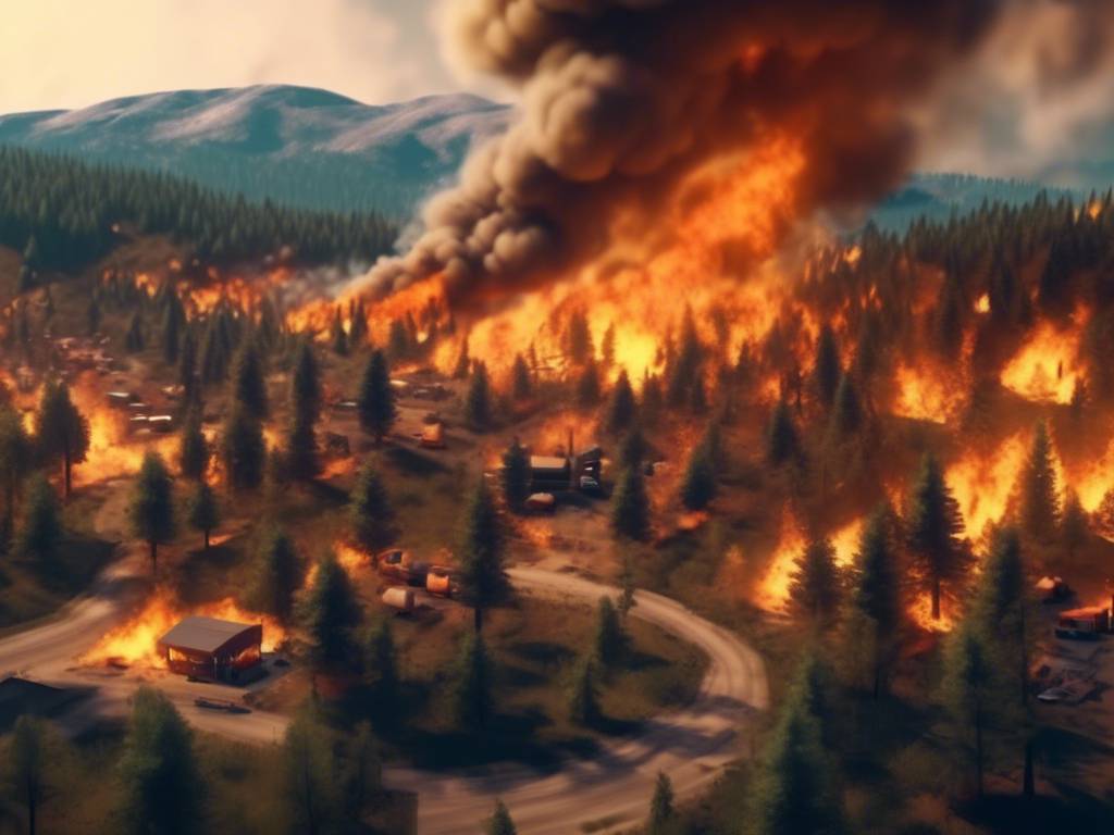 Wildfires boost oil prices ???️