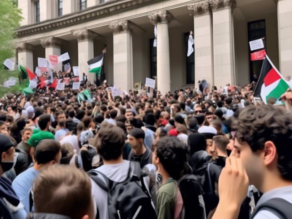 Breaking: Pro-Palestinian protestors occupy Columbia Univ building ?