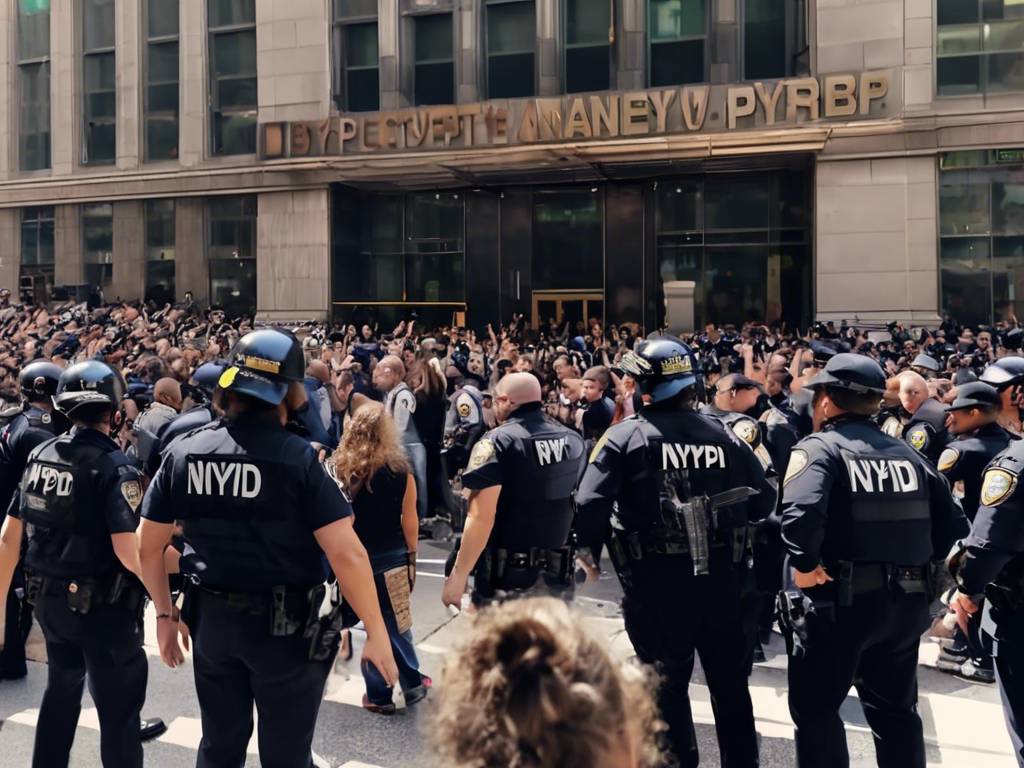 Protesters held in NYPD custody after rally ??