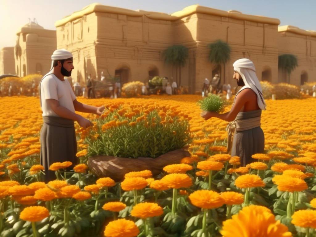 Egyptian farmers embrace Calendula for brighter future ??