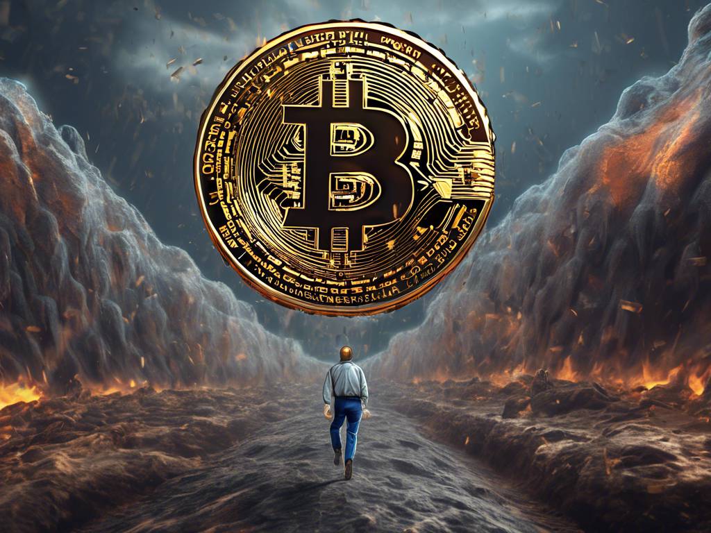 Bitcoin approaches critical danger zone as halving looms ⚠️?