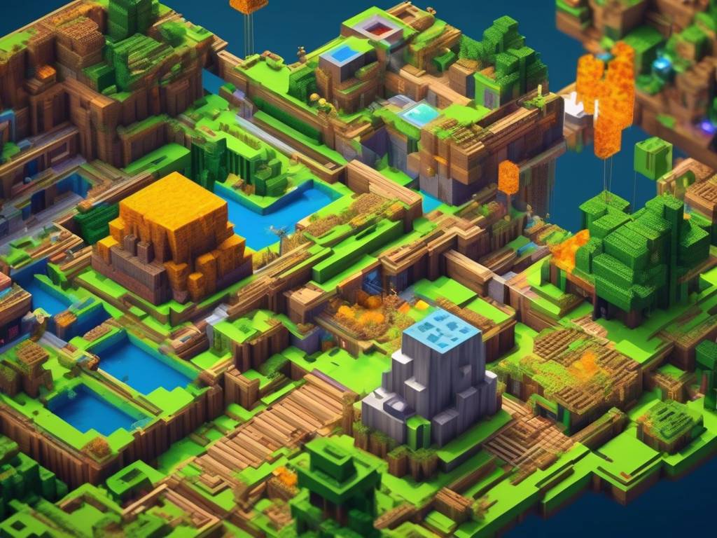 NFT Worlds Launches Ultimate Crypto Game ? Minecraft Banned! ??
