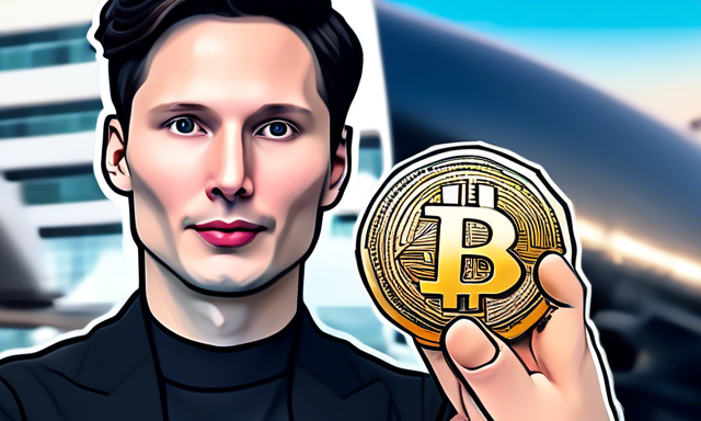 Pavel Durov, Telegram CEO, Arrested at Paris Airport; 17% Dip in TON Coin ?